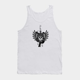 army skull Tank Top